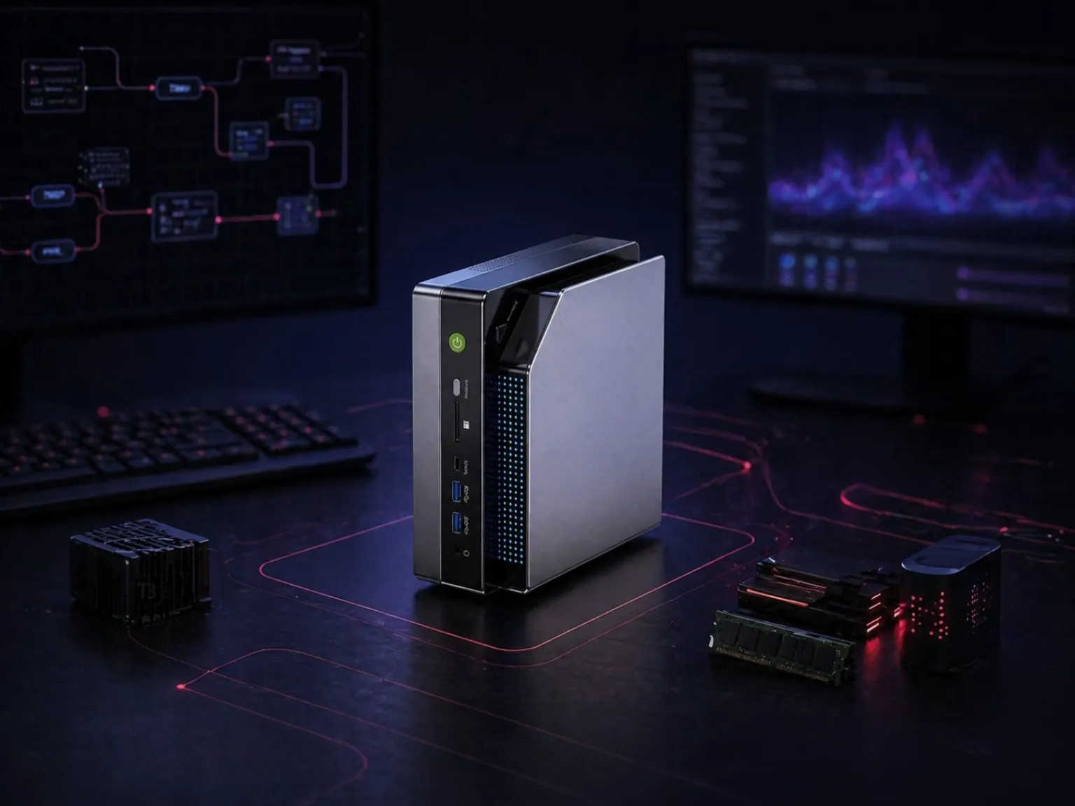 Mini PC IA locale crédible — GMKtec EVO-X2 Ryzen AI Max+ 395