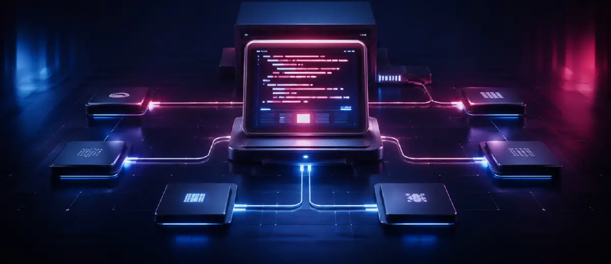 Illustration TekBrut d’un cockpit local Hermes Agent pour démarrer une première session proprement.