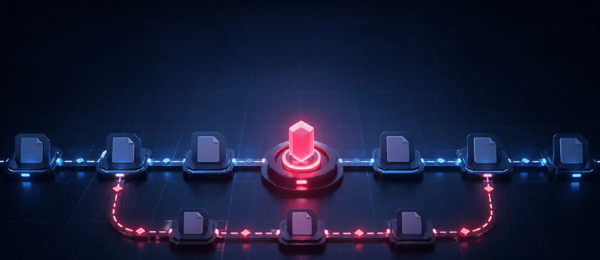 Illustration TekBrut d’un checkpoint Hermes Agent avec possibilité de rollback.
